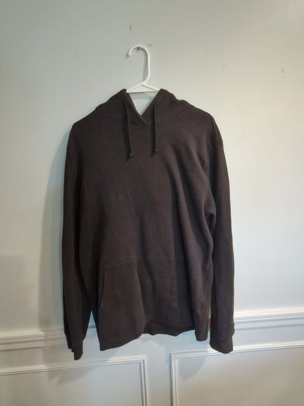 The North Face Men's Brown Ribbed Pullover Hoodie Size Large